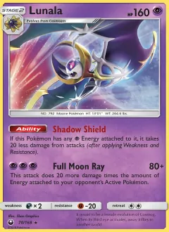 Lunala, Celestial Storm 70/168