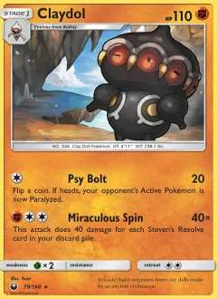 Claydol, Celestial Storm 79/168