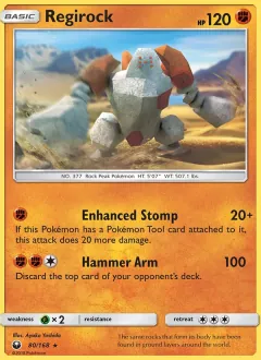 Regirock, Celestial Storm 80/168