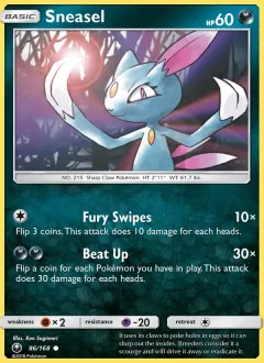 Sneasel, Celestial Storm 86/168