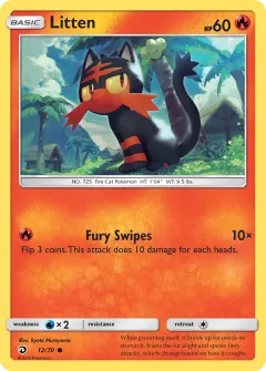 Litten, Dragon Majesty 12/70