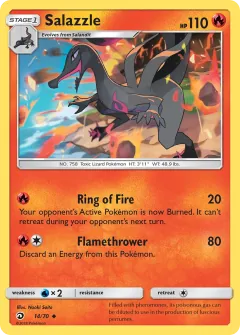 Salazzle, Dragon Majesty 14/70