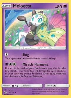 Meloetta, Lost Thunder 104/214