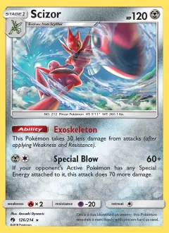 Scizor, Lost Thunder 126/214