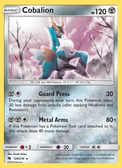 Cobalion, Lost Thunder 129/214