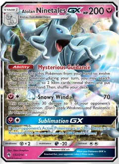 Alolan Ninetales GX, Lost Thunder 132/214