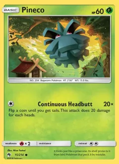 Pineco, Lost Thunder 15/214