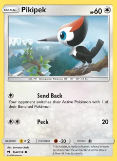 Pikipek, Lost Thunder 164/214