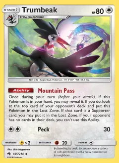 Trumbeak, Lost Thunder 165/214