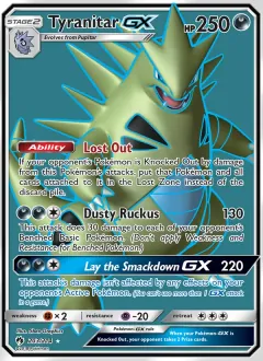Tyranitar GX, Lost Thunder 203/214