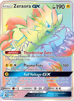 Zeraora GX, Lost Thunder 221/214