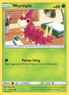 Wurmple, Lost Thunder 24/214
