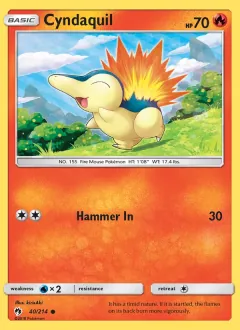Cyndaquil, Lost Thunder 40/214