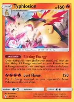 Typhlosion, Lost Thunder 42/214