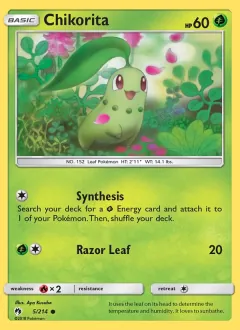 Chikorita, Lost Thunder 5/214