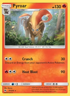 Pyroar, Lost Thunder 51/214