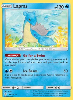 Lapras, Lost Thunder 56/214
