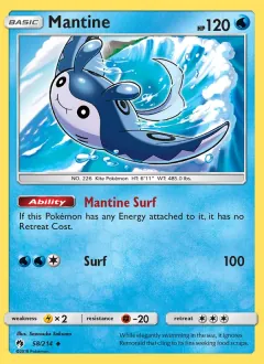 Mantine, Lost Thunder 58/214