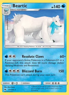 Beartic, Lost Thunder 62/214