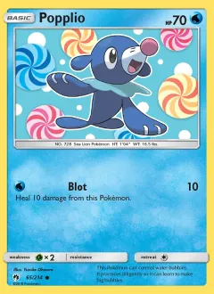 Popplio, Lost Thunder 65/214