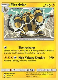 Electivire, Lost Thunder 72/214