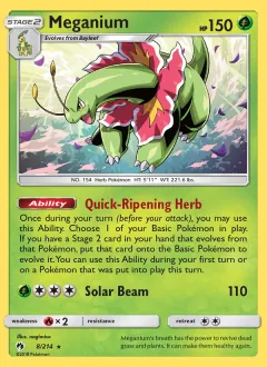 Meganium, Lost Thunder 8/214
