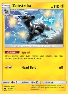 Zebstrika, Lost Thunder 82/214