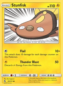 Stunfisk, Lost Thunder 83/214