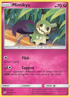 Mimikyu, Team Up 112/181
