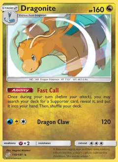 Dragonite, Team Up 119/181