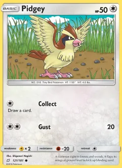 Pidgey, Team Up 121/181