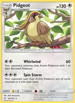 Pidgeot, Team Up 124/181