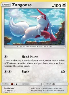 Zangoose, Team Up 132/181