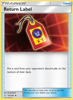 Return Label, Team Up 153/181