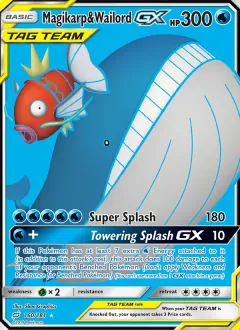 Magikarp & Wailord GX, Team Up 160/181