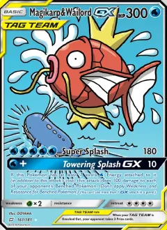 Magikarp & Wailord GX, Team Up 161/181