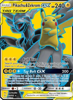 Pikachu & Zekrom GX, Team Up 162/181