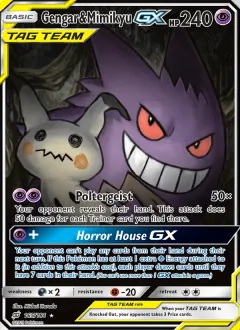 Gengar & Mimikyu GX, Team Up 165/181