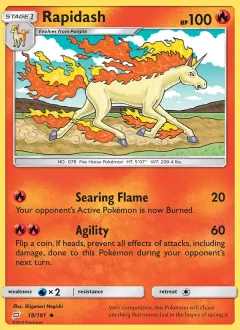 Rapidash, Team Up 18/181