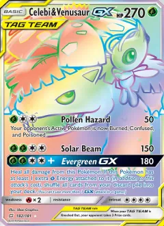 Celebi & Venusaur GX, Team Up 182/181