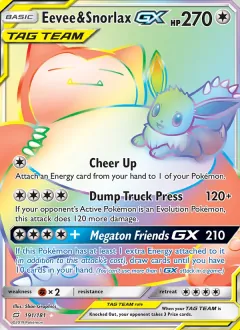 Eevee & Snorlax GX, Team Up 191/181