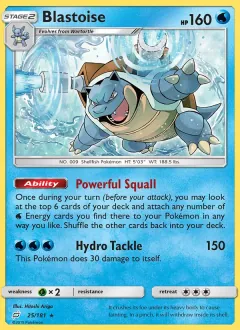 Blastoise, Team Up 25/181