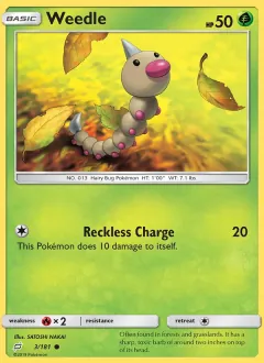 Weedle, Team Up 3/181