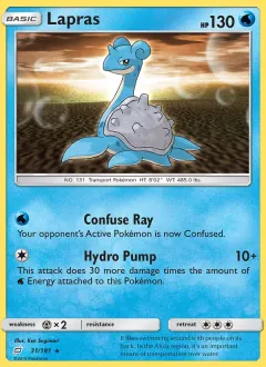 Lapras, Team Up 31/181