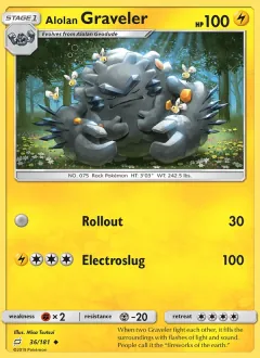 Alolan Graveler, Team Up 36/181