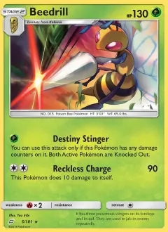 Beedrill, Team Up 5/181
