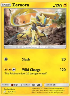 Zeraora, Team Up 52/181