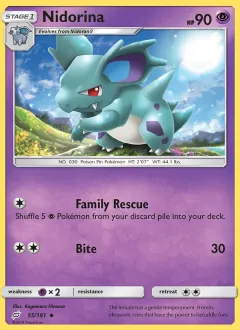 Nidorina, Team Up 55/181