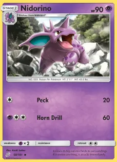 Nidorino, Team Up 58/181