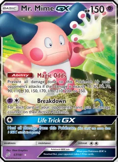 Mr. Mime GX, Team Up 67/181